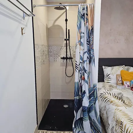 Cosy 50m2 Moderne Avec Terrasse, Et Sauna Communs, A 2 Pas De La Place Dalton Apartmán *